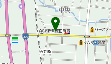 ソフトバンク五所川原の地図画像