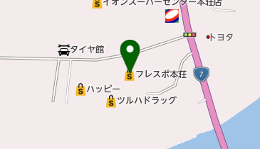 ソフトバンク本荘の地図画像
