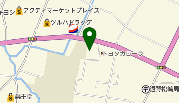 ソフトバンク遠野の地図画像