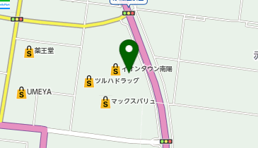 ソフトバンクイオンタウン南陽の地図画像