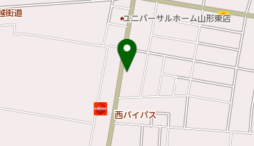 ソフトバンク山形西バイパスの地図画像