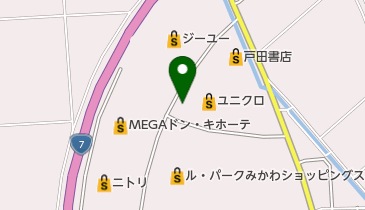 ソフトバンク三川の地図画像