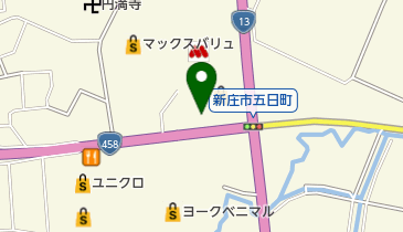 ソフトバンク新庄イオンタウンの地図画像