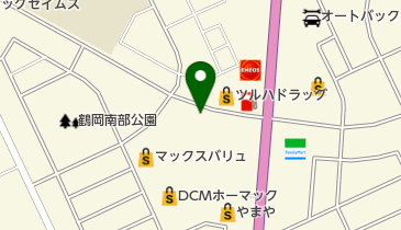 ソフトバンク鶴岡ほなみの地図画像