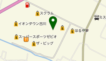 ソフトバンクイオンタウン古川の地図画像