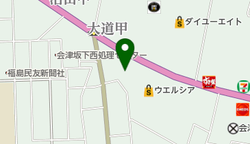 ソフトバンク会津ばんげの地図画像