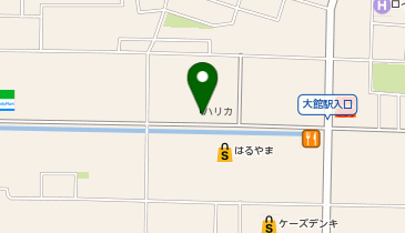 ソフトバンク大館の地図画像