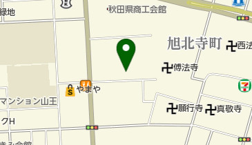 ソフトバンク秋田山王の地図画像