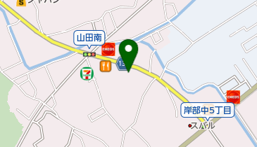 ソフトバンク亥の子谷の地図画像