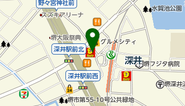 ソフトバンク深井駅前の地図画像