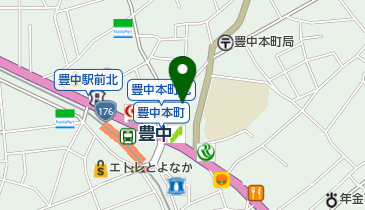 ソフトバンク豊中駅前の地図画像