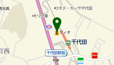 ソフトバンク千代田駅前の地図画像