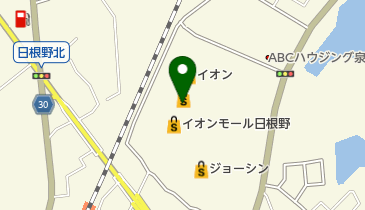 ソフトバンクイオンモール日根野の地図画像