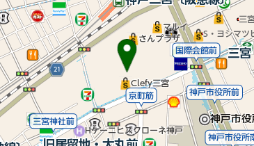 ソフトバンク三宮センター街の地図画像
