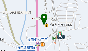 ソフトバンクイオンタウン川西の地図画像