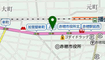 ソフトバンク赤穂の地図画像