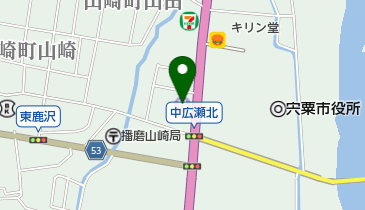 ソフトバンク宍粟の地図画像