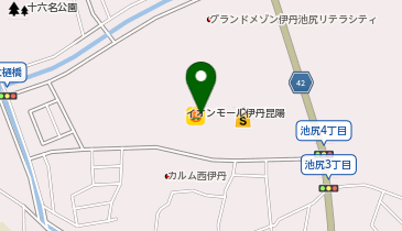 ソフトバンクイオンモール伊丹昆陽の地図画像