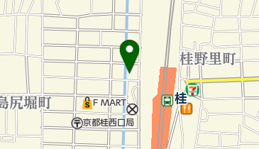 ソフトバンク桂の地図画像