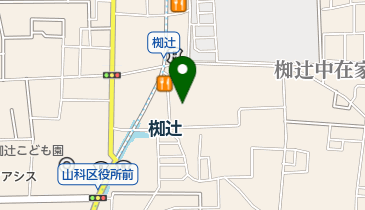 ソフトバンクイオンタウン山科椥辻の地図画像