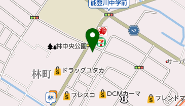 ソフトバンク能登川の地図画像