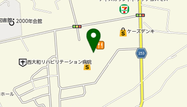 ソフトバンクラスパ西大和の地図画像