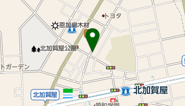 ソフトバンク北加賀屋の地図画像