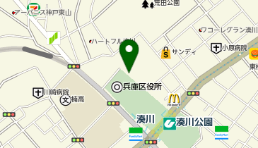 ソフトバンク湊川パークタウンの地図画像