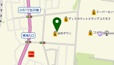 ソフトバンクゆめタウン大竹の地図画像