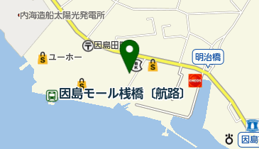 ソフトバンク因島の地図画像