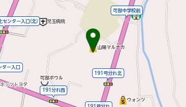 ソフトバンクマルナカ可部の地図画像