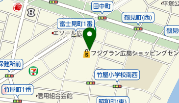 ソフトバンクフジグラン広島の地図画像