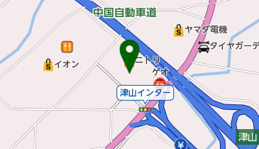 ソフトバンク津山河辺の地図画像