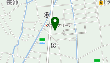 ソフトバンク笹沖の地図画像