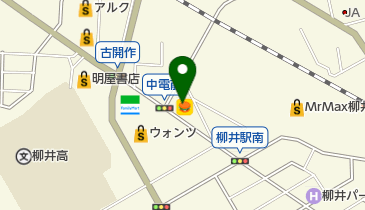 ソフトバンク柳井中央の地図画像