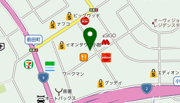 ソフトバンクイオンタウン小郡の地図画像