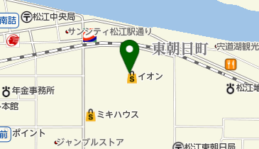 ソフトバンクイオン松江の地図画像
