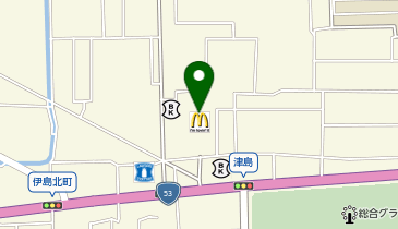 ソフトバンクフレスタモールカジル津島の地図画像