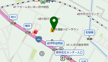 ソフトバンク府中天満屋の地図画像