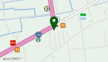 ソフトバンク倉敷インターの地図画像