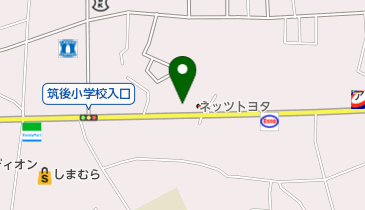 ソフトバンク筑後の地図画像