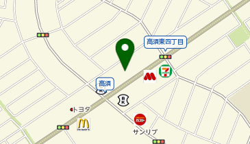 ソフトバンク若松高須の地図画像