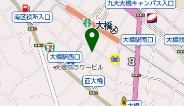 ソフトバンク大橋の地図画像