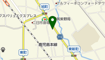 ソフトバンク二日市の地図画像