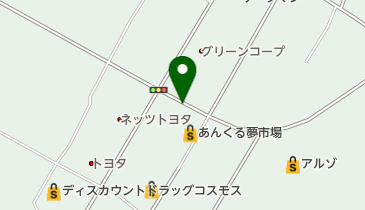 ソフトバンク甘木の地図画像