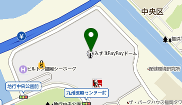 ソフトバンクホークスモバイルステーションの地図画像