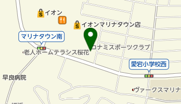 ソフトバンクイオンマリナタウンの地図画像