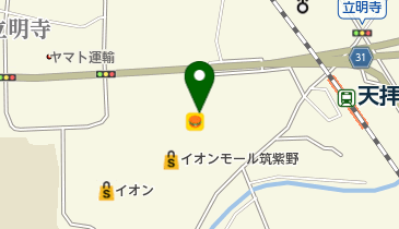 ソフトバンクイオンモール筑紫野の地図画像