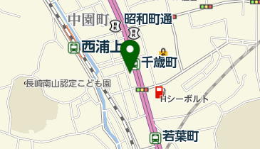 ソフトバンク長崎住吉の地図画像