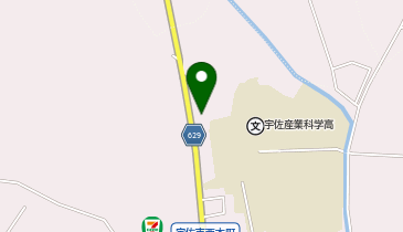 ソフトバンク宇佐の地図画像